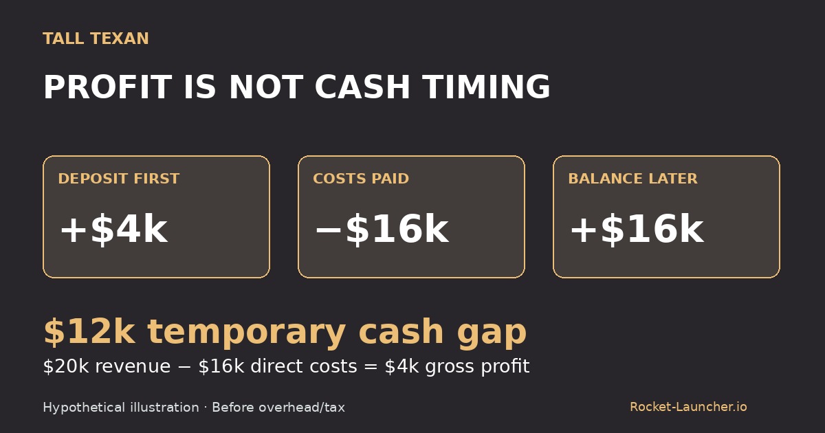 Your Profitable Job Can Still Run Out of Cash